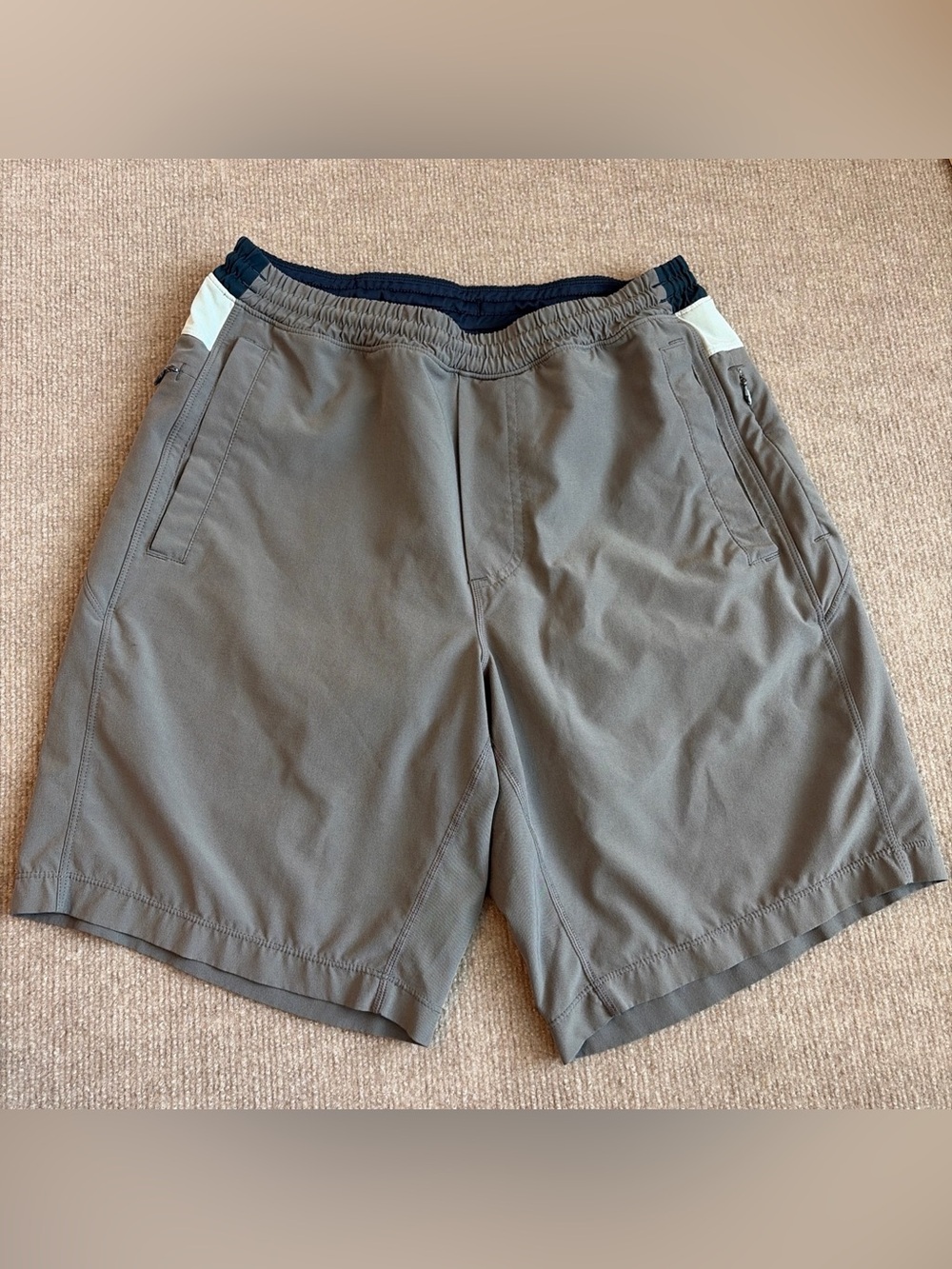 Bird Dogs Shorts Mens Medium Gray Blue Boomstick Lined Stretch Classic Active - Picture 5 of 10